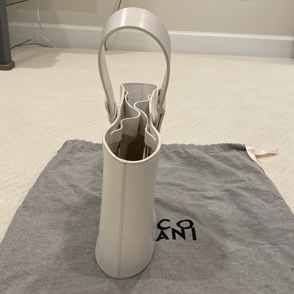 Nico Giani “Nelia” white leather bucket bag large - Picture 6 of 12